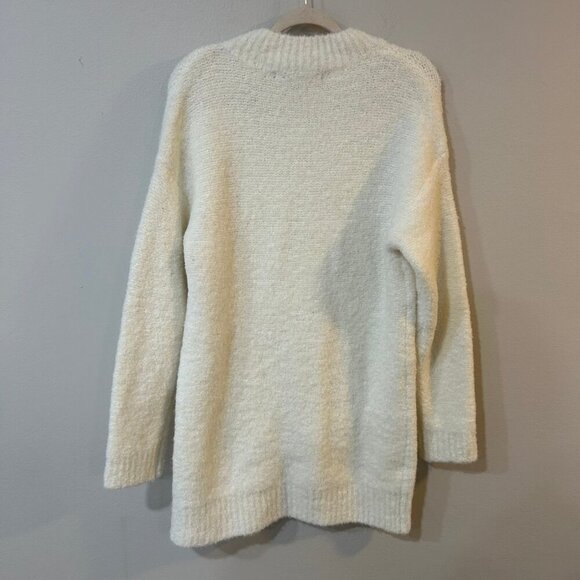 NWT English Factory White Ivory Crewneck Sweater Mini Dress Women’s Size Medium - Picture 5 of 5